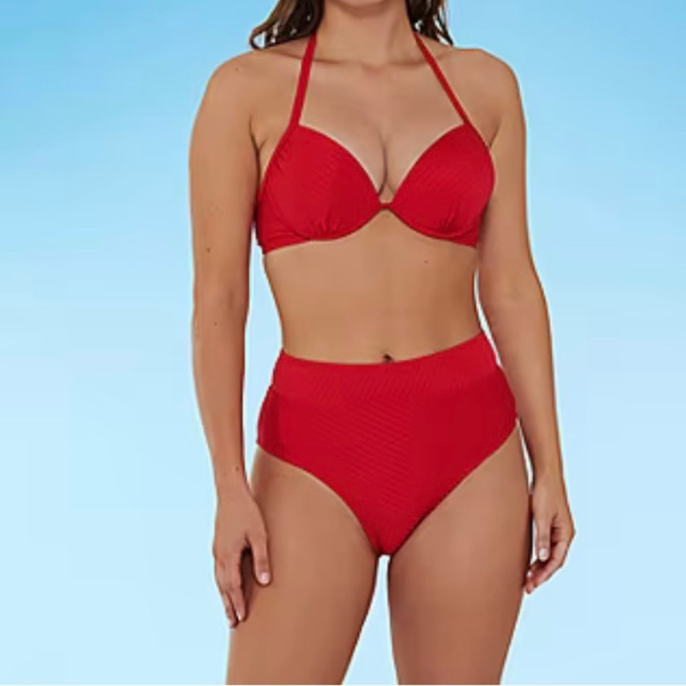 Mynah Artistic Blooms Bra Bikini Swimsuit Top Size Medium